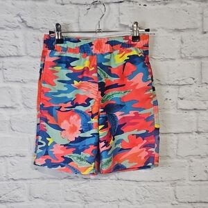Neff Kids Swim Trunks - Multicolor Camo Tropical